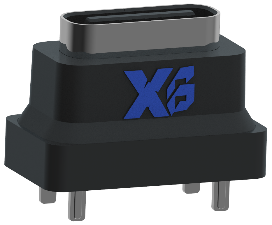 XB-TYPE C 16P-11  防水USB插座TYPE C 16P  立贴防水TYPE C 连接器 SMT H=8.8